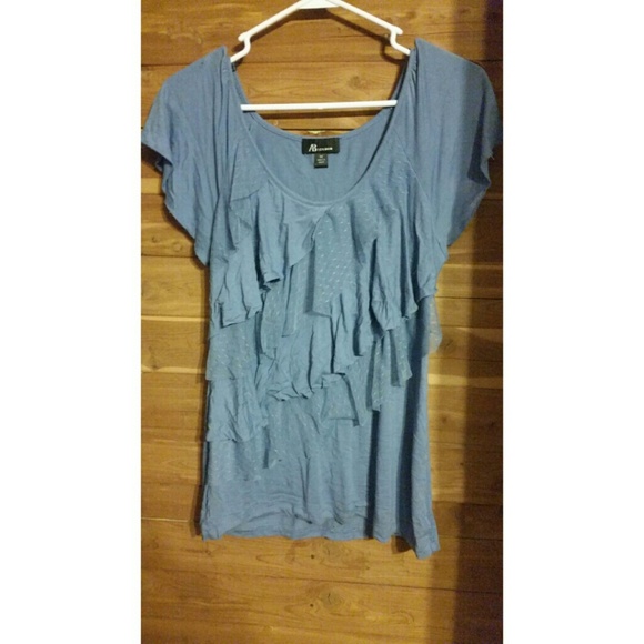 Blue layered shirt