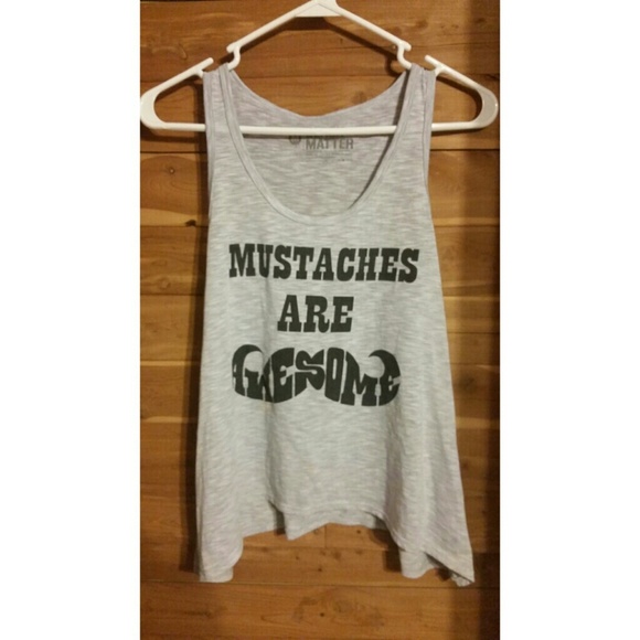 Mustache tank top