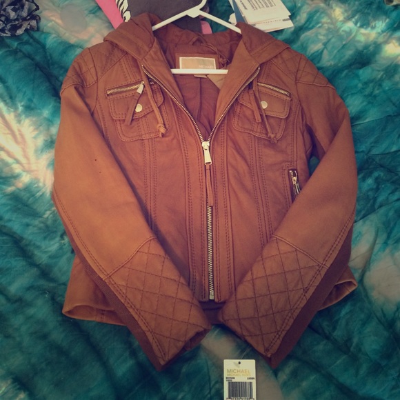 MICHAEL KORS LEATHER JACKET