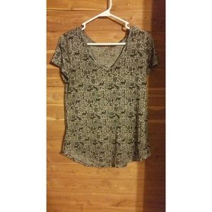 Grey and black shirt