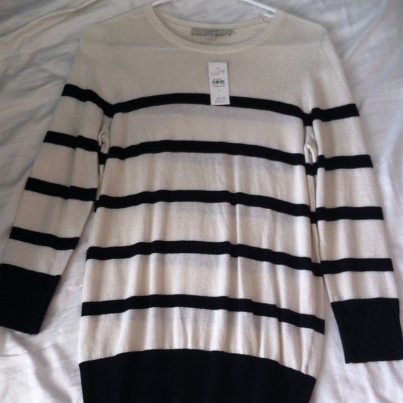 The Loft stripped sweater