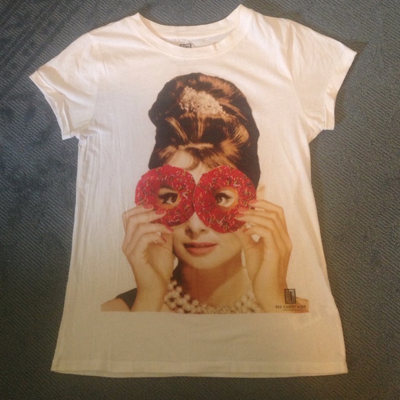 Audrey Hepburn Donut Shirt