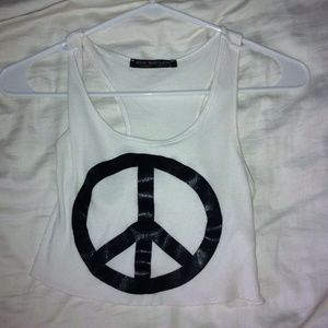 Peace crop top