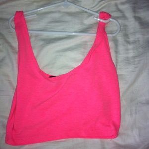 Forever 21 pink crop top