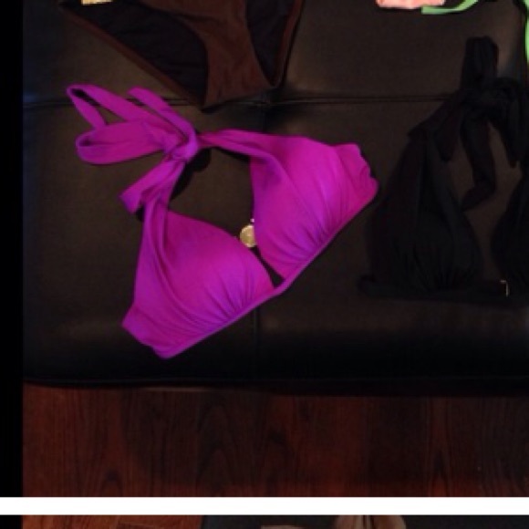 Purple victoria secret bikini top