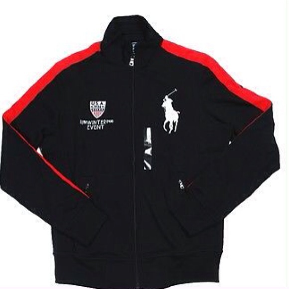 Ralph Lauren Big Pony Winter Event Track Jacket L