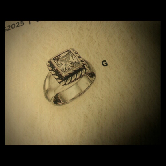 Silpada Cubic Zirconia Ring size 9