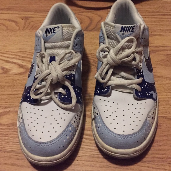 Used custom made Nike sneakers