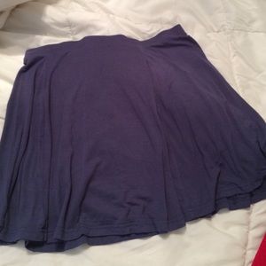 Blue skirt