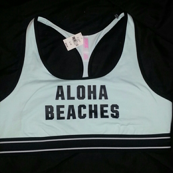 "ALOHA BEACHES" Sports Bra by Victoria's Secret