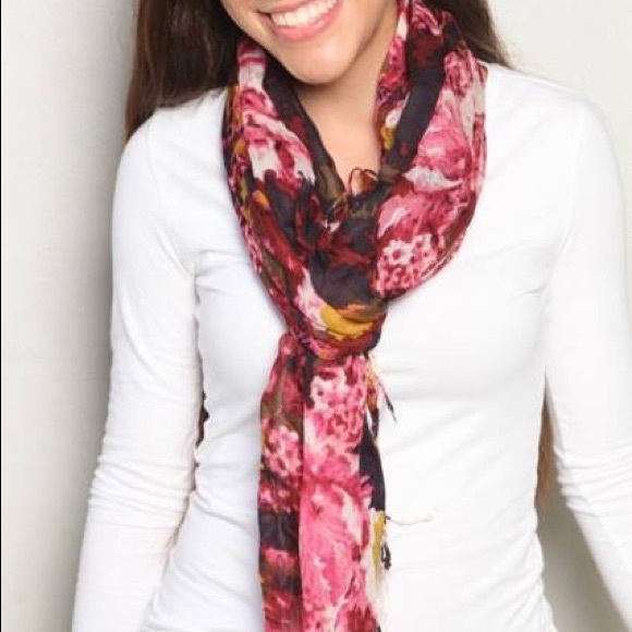 floral scarf!!