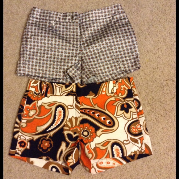J. Crew Other - J.CREW SHORTS PAISLEY PRINT SIZE 0