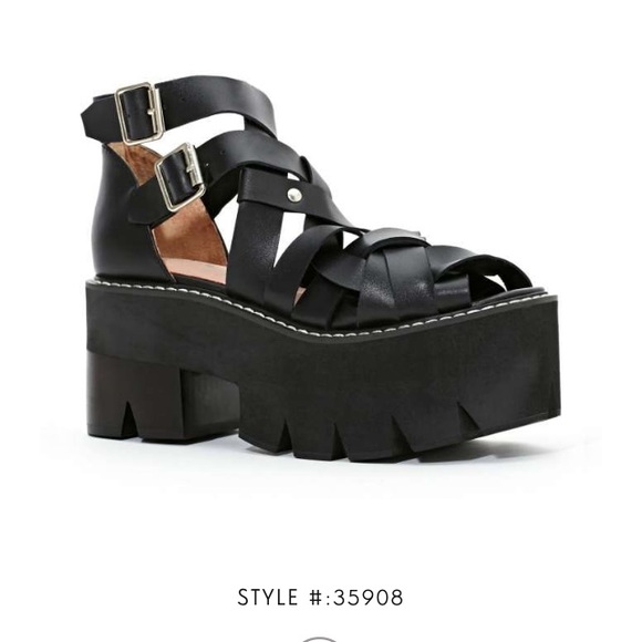ISO Jeffrey Campbell Cake Sandals Size 6 - Picture 3 of 4