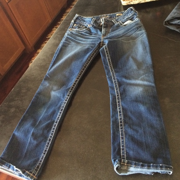 Silver capris