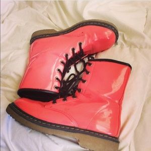 Pink boots