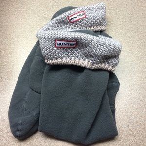 Gray knit Hunter Insert Socks