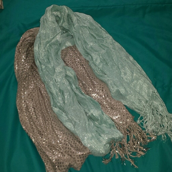 *SOLD IN BUNDLE* Sparkly Scarf Bundle! - Picture 1 of 4