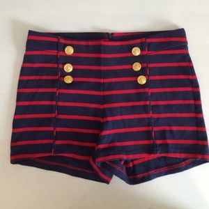 Forever 21 High-Waisted Sailor Shorts