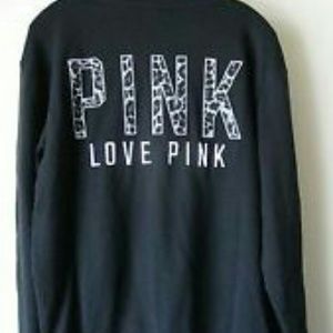 Victorias secret black half zip
