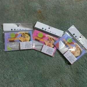 Eyebrow stencils