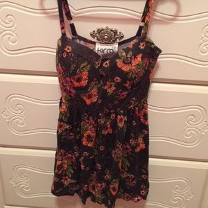 Floral spaghetti strap top!