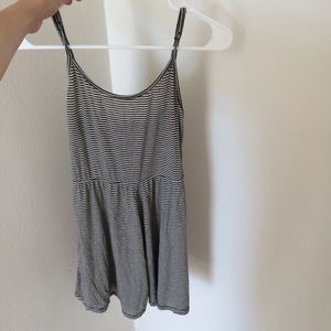 Striped Strappy Day Dress