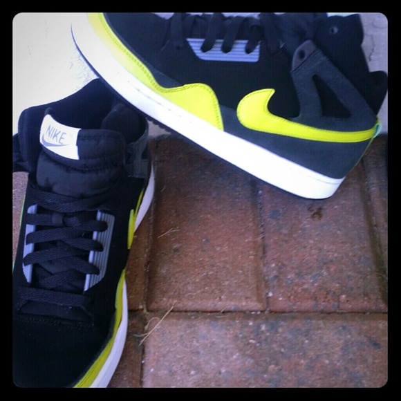 A pair of High Top Nike Airforces