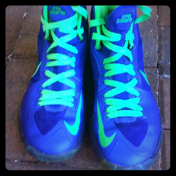 A pair of Nike Hyperdunks