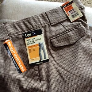 Lee Houndstooth Trouser Pants