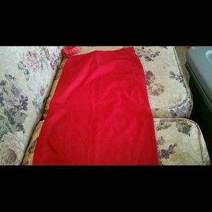 Knee length pencil skirt