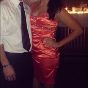 Orange B.darlin dress sz 9/10 fits like 6