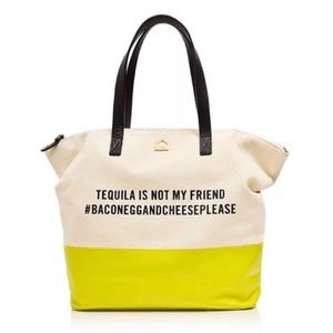 NWT Kate Spade Call To Action Tequila Tote