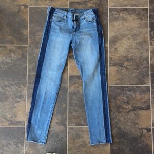 Kut from the Kloth "Diana" skinny light blue jean.