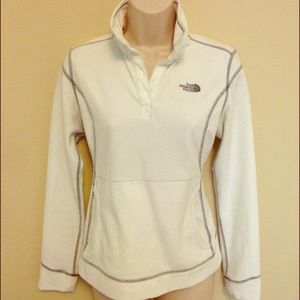 North Face white pullover