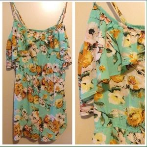 Charlotte Russe floral romper