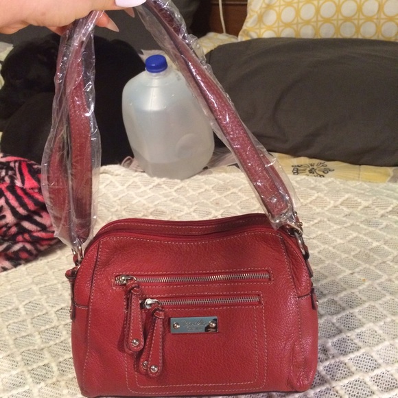 Burgundy Tignanello handbag
