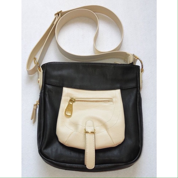 Steve Madden Cream and Black Cross Body NWOT