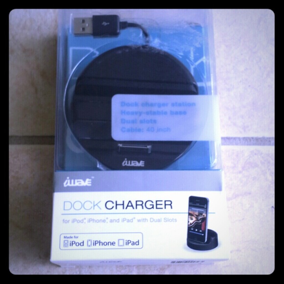 2 Wave Ipod, Ipad & iphone Dock/Holder