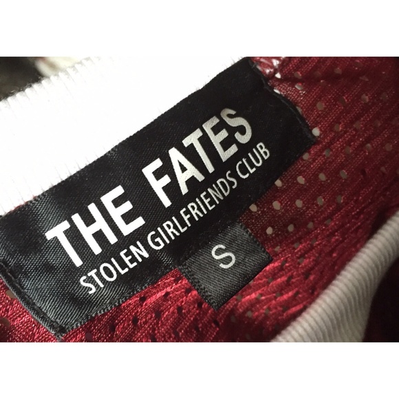 The Fates Red Club Cropped Tee - Picture 3 of 3