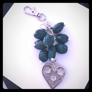 HANDMADE NATURAL ONE OF A KIND KEYCHAIN