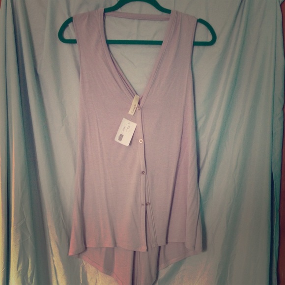 Loveappella Flowy Light Purple Tank Top