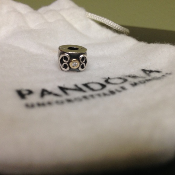 pandora double clip charm pandora double clip charm