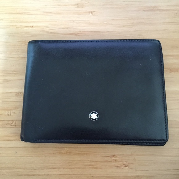 Montblanc leather bifold wallet
