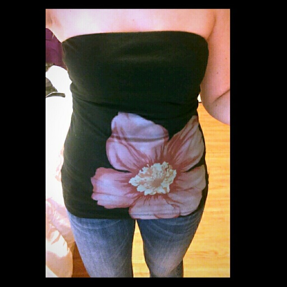Flower tube top