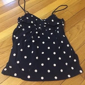 Polka dot tank top
