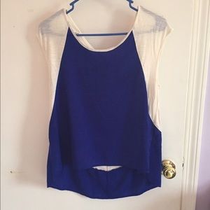 American Eagle Sleeveless Multi-color Shirt