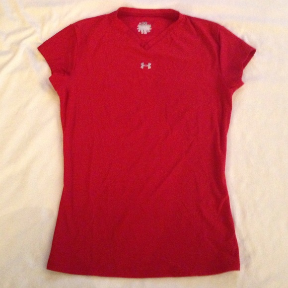 Under Armour Shirt Medium Red Compression