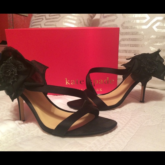 Kate Spade Black Heels. Size 9.5