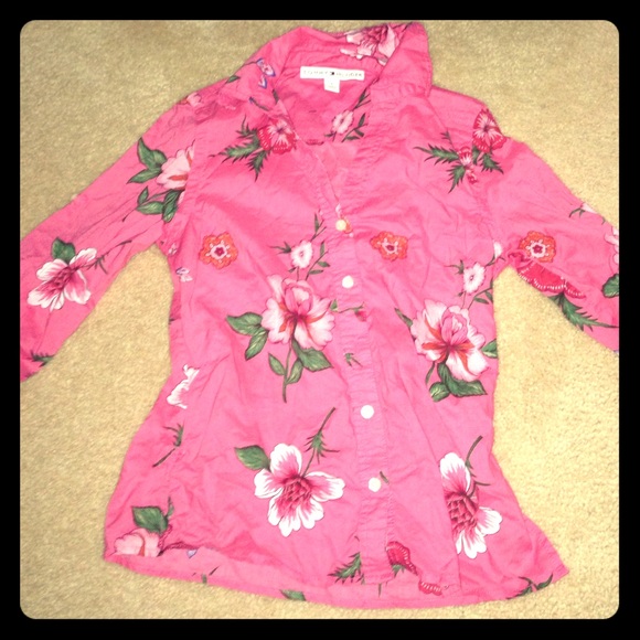 Tommy Hilfiger floral shirt