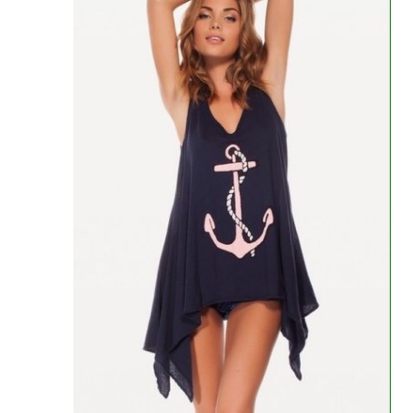 Wildfox Baby Anchor Dreamer Tank in Hey Sailor - Picture 1 of 4